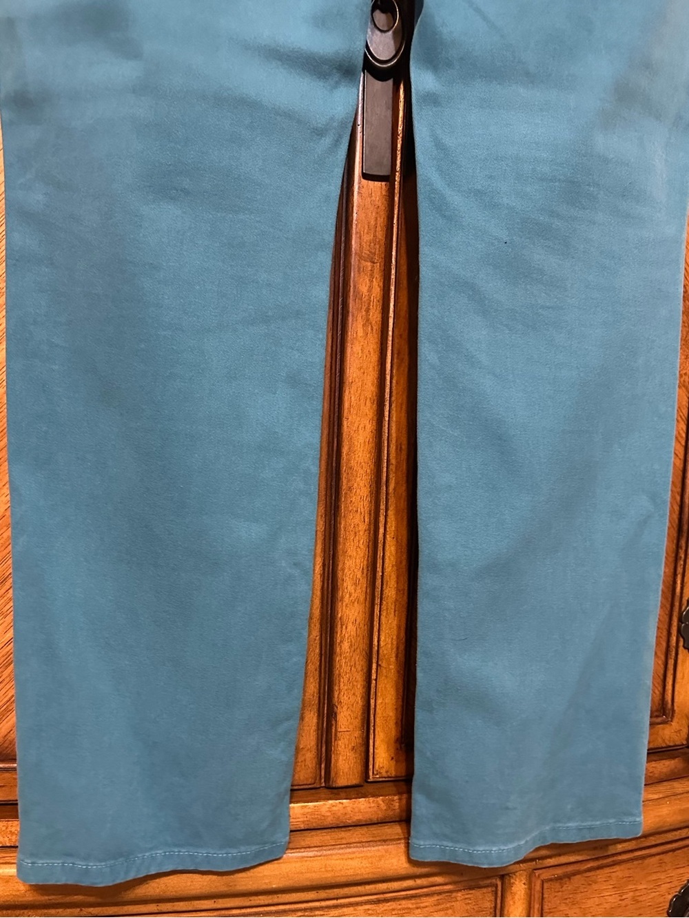 NYDJ Lift Tuck Skinny Jeans Teal Turquoise Made USA Stretch Denim Women’s 8 - Picture 5 of 10
